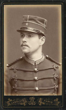 1900- PHOTO CDV PARIS-FRENCH SOLDIER+TOP+ picture