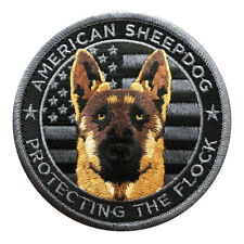 AMERICAN SHEEPDOG PROTECTING THE FLOCK  ACU HOOK PATCH (MTB47D) 3.0 picture