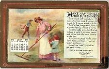 1911 NORRISTOWN PA PENN TRUST CO BANKING HOUSE THE HAYMAKERS TRADE CARD 40-52 picture