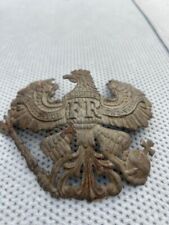 Pickelhaube/Spiked Helmet-Original Enlisted Mans  Prussian Frontplate-Free Ship picture