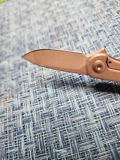 Civivi Knives Mini Elementum Frame Lock C18062Q-2 14C28N Brass Handle picture