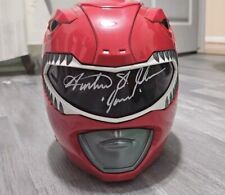 Austin St John Signed Hasbro Red Ranger Helmet With COA picture