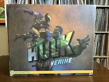 Sideshow Marvel Comics Hulk vs. Wolverine Maquette Statue 3319/4000 Collector Ed picture