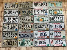 24 Pack License Plates Lot Craft Condition #10 picture