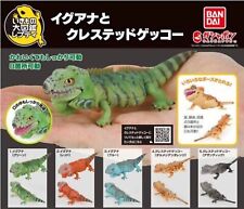 Bandai Gashapon Iguana & Crested Gecko Action Figure Complete Set picture