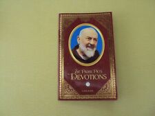 ST. PADRE PIOS DEVOTIONS w/ RELIC BOOKLET  #TG picture