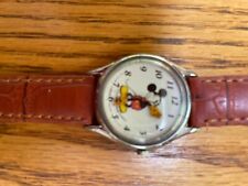 1970s wrist watches, Mickey Mouse and normal with leather bands picture