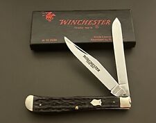 🔥1987 Winchester W15 2904 Jogged Handle Trapper Pocket Knife picture