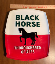 1960's Black Horse Ale Sign TRENTON NEW JERSEY as is plastic 3 D beer advert OLD picture