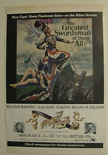 Royal Flash Movie Print Ad Vintage Or. Cinema Art-Greatest Swordsman of them All picture