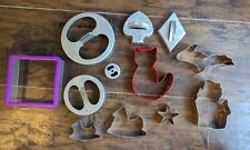 COOKIE CUTTERS - Lot of 12 Assorted - Michigan, Shapes, Cat + picture