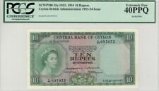 Ceylon Islands - 10 Rupee - SCWPM#55a - 1953-1954 Dated Foreign Paper Money - Pa picture