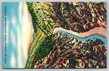 Postcard CO Big Thompson Canyon Near Estes Park Aerial Landscape picture