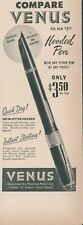 1948 Venus Hooded Pen American Pencil Co No Blotter Needed Vintage Print Ad L13 picture
