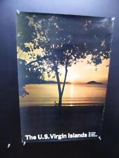 c.1970s U.S. Virgin Islands Travel Poster St Croix St John St Thomas Vintage  picture