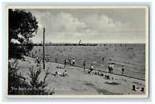 c1940's The Beach and Pier Port Dover Ontario Canada Vintage Postcard picture