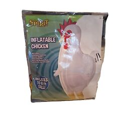 Spirit Halloween CHILD Inflatable Chicken Costume One Size Fits Most GUC picture