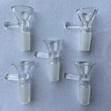 5x 14mm Premium Thick Glass Bowl Funnel Slide For Hookah Smoking Water Pipe Bong picture