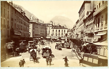 N.D., France, Grenoble, Place Grenette Vintage Albumen Print, Albumin Print  picture