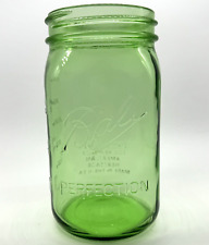 Ball Perfection Green Mason Jar Pint 1913 -1915 100 Years American Heritage USA picture