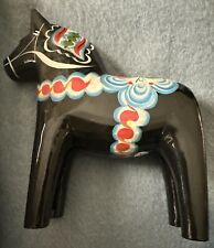 Vintage Swedish Hand Carved Painted Horse 6 Inch Grannas A. Olssons Sweden picture