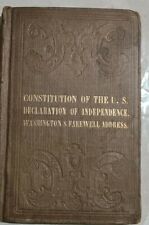  BOOK CONSTITUTION OF THE U. S. DECLARATION OF INDEPENDENCE. WASHINGTON'S  picture
