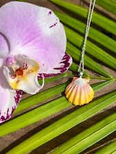 Sunrise Shell Necklace with Sterling Silver Chain picture
