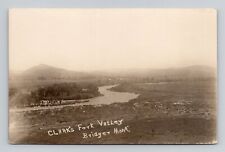 RPPC Clark Fork Valley Bridger Montana, Vintage Real Photo H12 picture