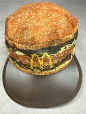 Vintage McDonald’s Big Mac 1984 Painters Hat Cap Made In USA picture