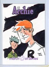 2009 5Finity ARCHIE March of Dimes RYAN CODY 1/1 Artist SKETCH Card picture