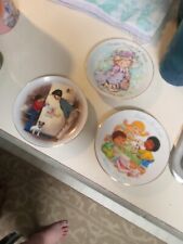 Vintage Avon Mothers Day Collectible Plates Lot of 3 4” Plates 1981, 85, & 93 picture