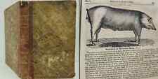 1838-39 antique FARMER RECIPES AGRICULTURE HORITCULTURE bound victorian FARM picture