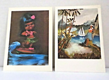 Vintage Postcard  HAWAII ART PRINT Postcard Pierre Marc Production ISLAND LADIES picture