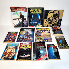 LOT (12): Vintage 80s & 90s STAR WARS Books Variety Hardcovers & Paperbacks LOOK picture
