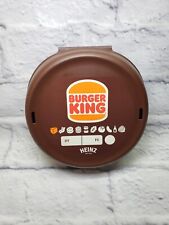Burger King Whopper Official Tupperware Clamshell Fast Food Container  picture