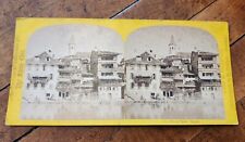 Antique Switzerland  Stereoview by W England 114 Vue A Thun picture