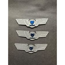 Southwest Airlines Airplane Plastic Stick-On Adhesive Jr. Pilot Wings Set of 3 picture