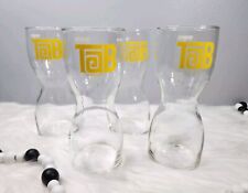Vintage 1970's TAB Hourglass Glasses Set Of 4 picture