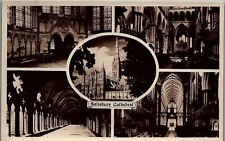1940s SALISBURY CATHEDRAL SALISBURY ENGLAND REAL PHOTO POSTCARD 26-209 picture