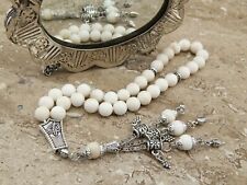 Natural Sea Shell 33 beads Tasbih Islamic Prayer Beads Misbaha Rosary 138003  picture