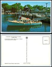 MASSACHUSETTS Postcard - Rockport, T Wharf, Sightseeing Boat H36 picture