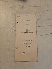 1961 The Pennsylvania Railroad PRR Instructions For Use Of Grinding Wheels  picture