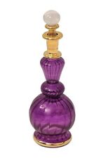 CraftsOfEgypt Egyptian Perfume Bottles Single Large Hand Blown Decorative Pyr... picture