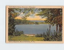 Postcard Duck Island in Potomac River USA picture