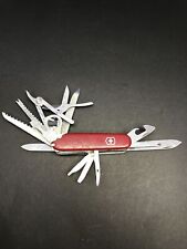 Vintage 70s Victorinox Switzerland Swiss Army Officer Knife, Stainless Rostfrei picture