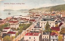 Astoria OR Oregon Main Street Courthouse Post Office High School Vtg Postcard B8 picture