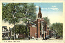 Logan,OH M. E. Church Hocking County Ohio Antique Postcard Vintage Post Card picture