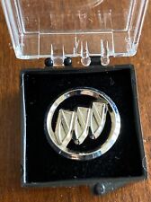 Vintage General Motors BUICK Emblem Hat Lapel Pin Badge Tie Tac Silver Tone picture
