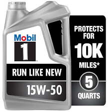 Mobil 1 Advanced Full Synthetic Motor Oil 15W-50, 5 qt picture