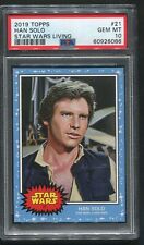 2019 Topps Star Wars Living Set Han Solo #21 PSA 10 picture
